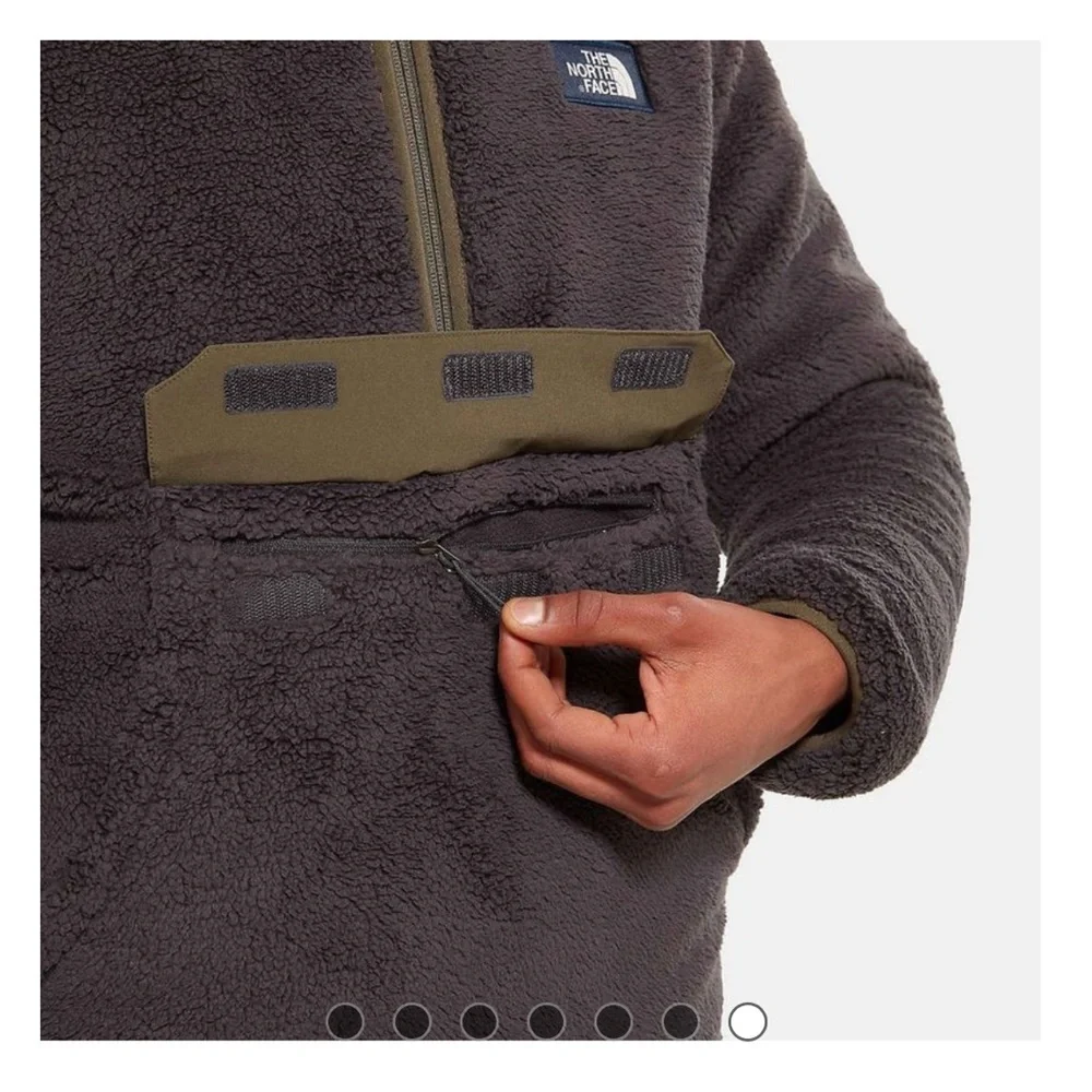 THE NORTH FACE Campshire Pullover Fleece Brown/Tan Size Medium